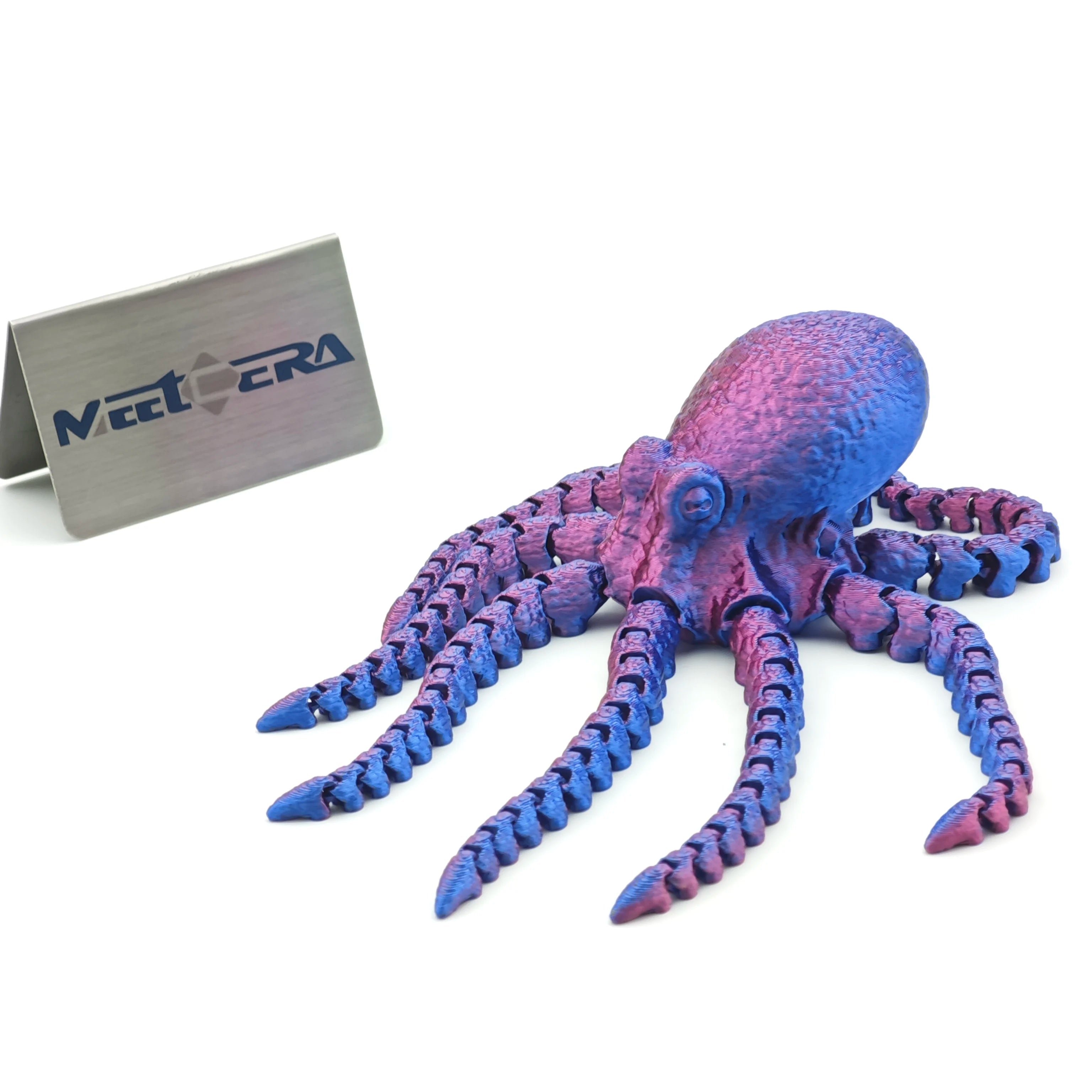 Colorful Chain Joint Stainless Steel 3D Printed Animals Octopus Children's Stress Relief Adult Fidget Toys