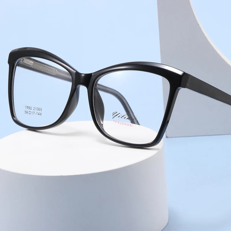 Custom Logo Newest Hot Sale Metal Retro Cat Eyes Optical Glasses Eyeglass Frames Vintage Spectacle Frames Round Optical Frames