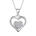 Wholesale Big Stone Shiny Heart Pendants Personalized Pendant Simple Design Custom Moissanite ZIRCON Necklaces Pendant for Women