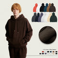 YinQu 360g Custom Plain Heavyweight Plus Fleece Custom Logo Printed Hoodies High Quality Unisex