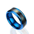 Stainless Steel Intelligent Process Temperature Sensing Changing Monitoring Control Temperature Change Rings Finger Ring Jewelry