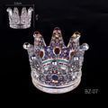 In Stock Pretty Glass Transparent Crown Shape Nail Painting Pen Brush Washing Cup