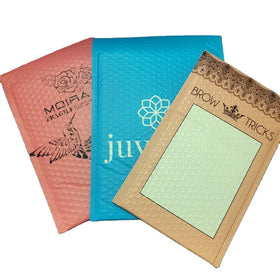 Custom Black Matte Poly Bubble Mailers Bag Shipping Packaging Mailer Bubble Bag Free Sample Shipping Bags for Clothing