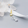 Wholesale 925 Sterling Silver Star Pendant Charm for Jewelry Necklace Making Gold Plated