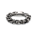 KALEN Punk Personality Bone Chain Stainless Steel Bracelet Man