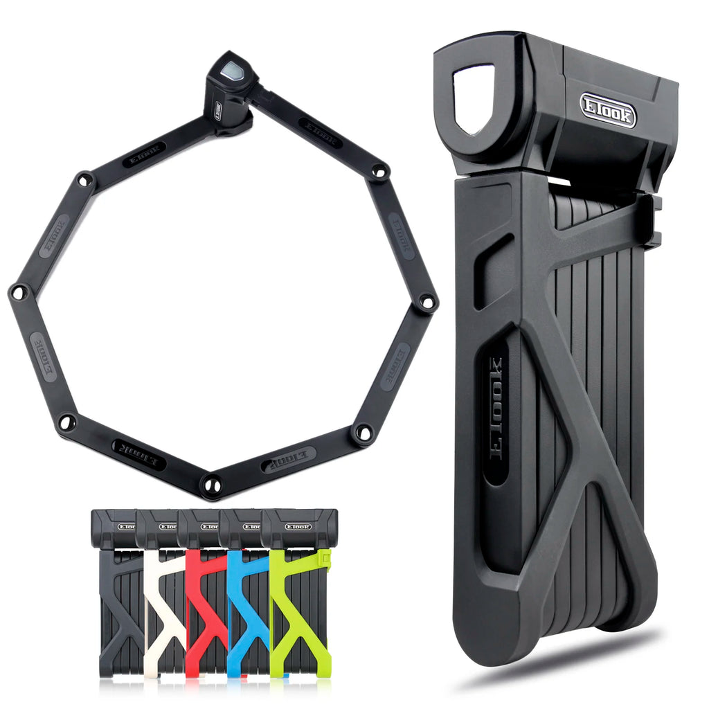 ETOOK 1.1 Meter Folding Bicycle Lock Motorcycle Bike Folding Lock Bike Lock