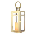 Small Gold Metal Candle Lantern Bridal Bouquet Wedding Flower Artificial Eucalyptus Wreath Home & Garden Decoration