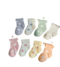 4-Pack Toddler Socks Spotted Anti-slip Mesh Boys and Girls Cotton Socks