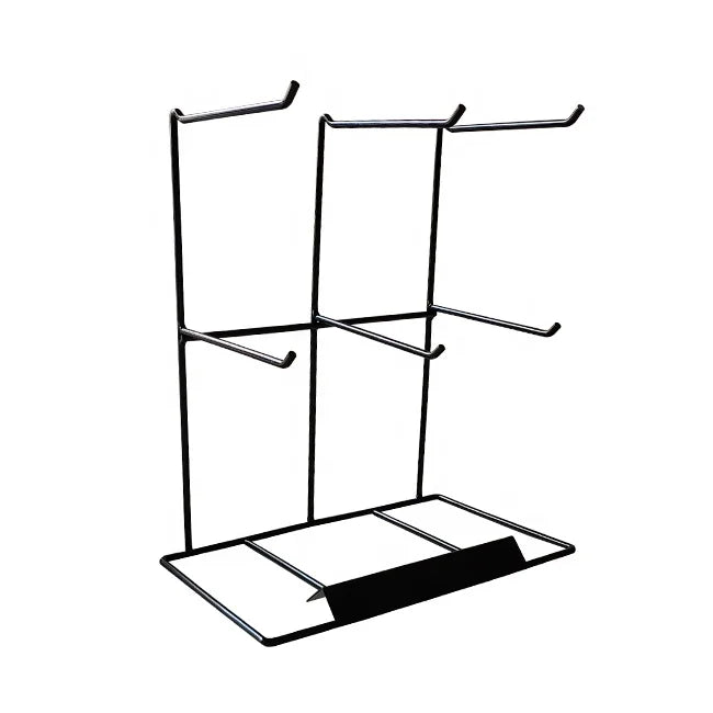 New 6 Peg Hook Key Chain Display Rack Counter Display Rack