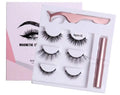 Factory Price Amazing Light Weight Magnetic Eyeliner Eyelashes Set 3 5 10 Pairs Magnetic Eyelashes