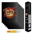 Customized Fireproof Charcoal PTFE Non-stick BBQ Grill Mat Cooking Sheet Oven Liner