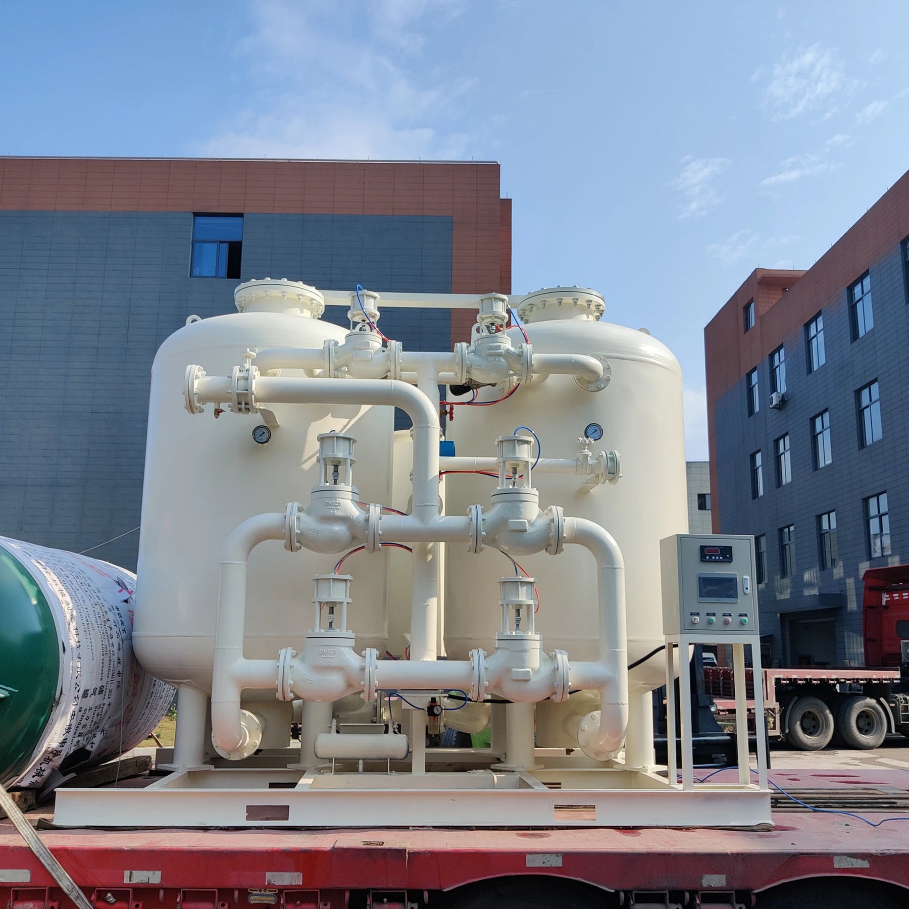 NUZHUO High Pressure Oxygen Generator 93Â±3% Purity Concentration PSA System Air Compressor Engine for Aquaculture O2 Gas Plant