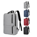 Wholesale Unisex Business Laptop Backpack Large Capacity Oxford Recycled USB Charging Port Zipper Polyester Lining Anti-Theft