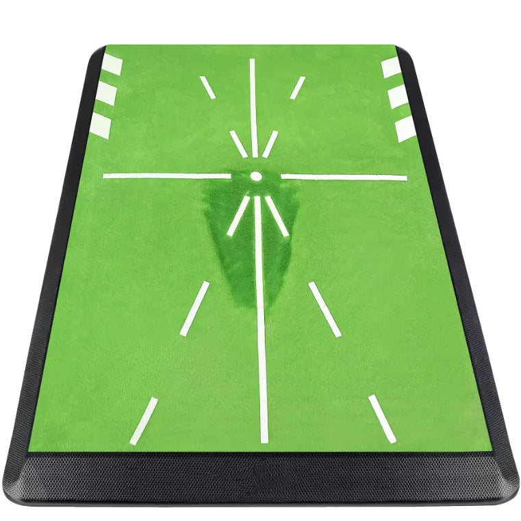 Factory Sales Velvet Golf Practice Mats Golf Swing Tracker Mat for Golf Training Aid Divot Board for Indoor & Outdoor Practice