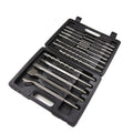 17 Pieces Carbide-Tipped SDS Plus Masonry Drill Bits Set Electric Hammer Drill Bits Kit With Tool Case