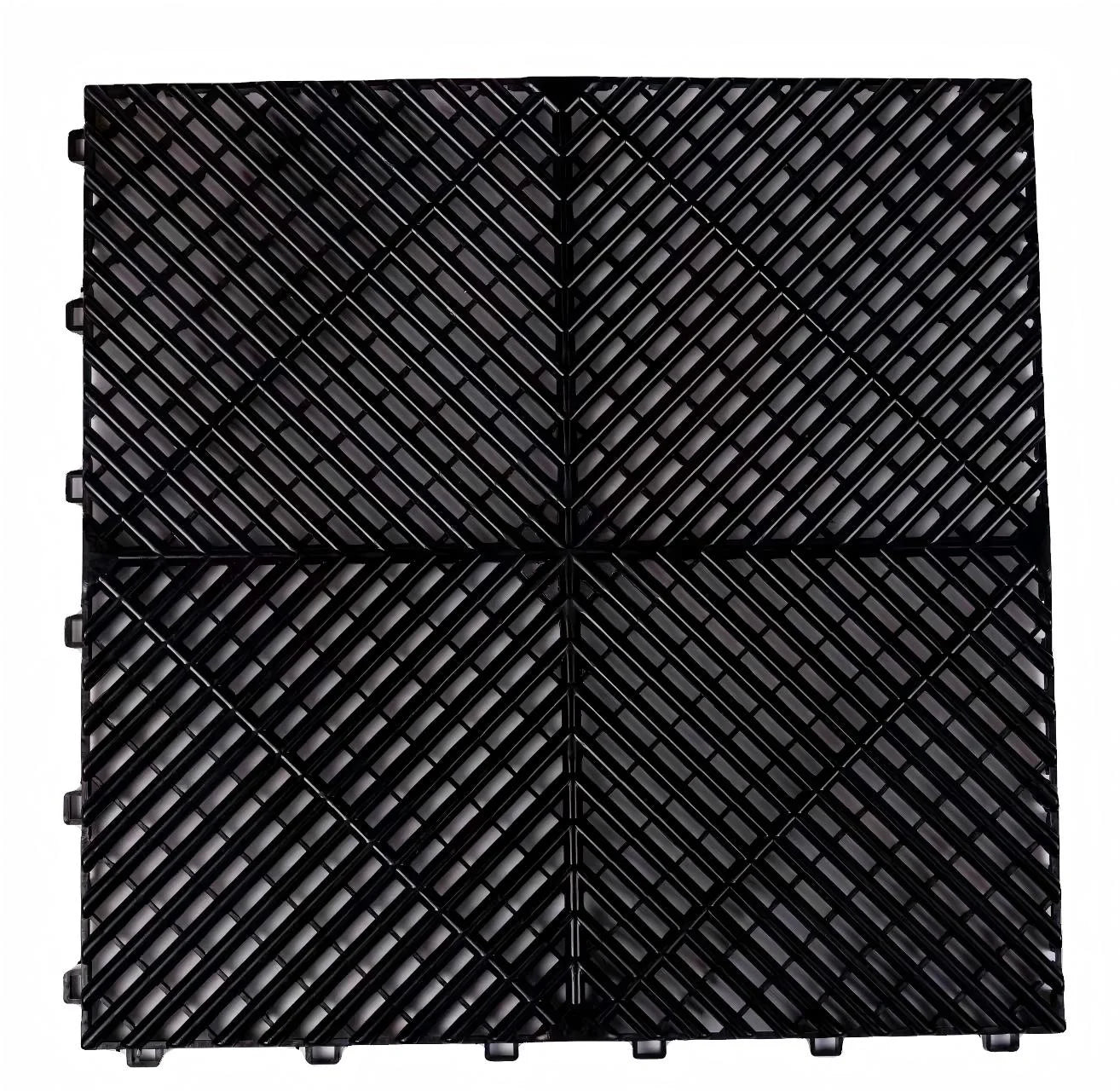 Best Selling 40x40 Anti-Slip Interlocking PP Garage Flooring Tiles for Car Detailing Shops Modern Design Style for Outdoor Use