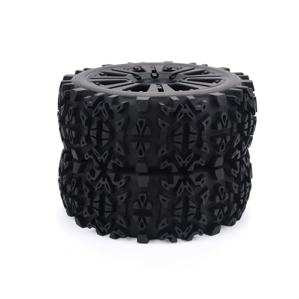 ZD Racing 1/8 Scale RC Buggy Vehicle Wheels and Tires Sets 17mm Hex for Redcat Team  VRX HPI Kyosho HSP Carson Parts 120mm