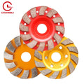 Changli Concrete Stone Metal Deburring 4INCH 5INCH High Efficiency Long Lifespan Segmented Turbo Diamond Cup Grinding Wheel 220