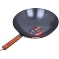 Chinese Style Round Bottom No Coating Iron Pot Wok for Gas stove
