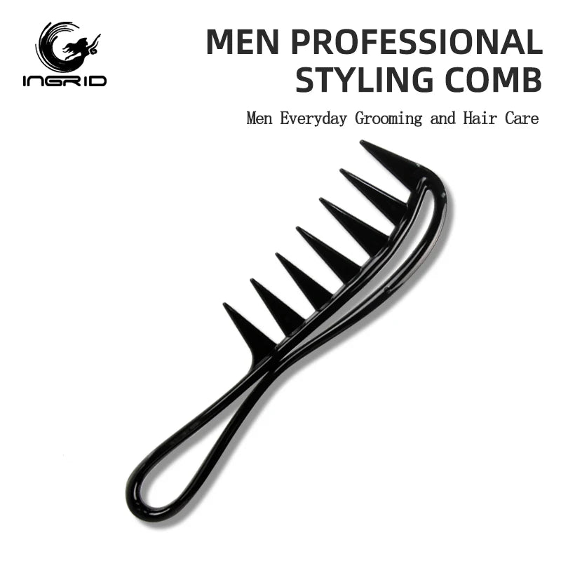 Barber Shop Smooth Hair Comb Airplane Head Fluffy Styling Brush Oil Head Wide Tooth  Comb
