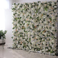 Hot Selling White Flower Wall Wedding Decoration Silk Rose Background Flower for Artificial Flower Wall