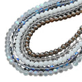Wholesale Colourful Glass Crystal Beads for Jewelry Making Round Loose Glass Glitter rainbow Moonstone Beads