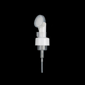42/410 Screw Cap Mousse Pump Plastic Bubble Foam Pump with Silicone Brush for Bottles Non Spill 10ml Capacity