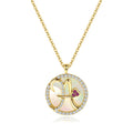 SGARIT Wholesale S925 Zircon Letter 'a' Necklace for Women Trendy Long Chain Jewelry OEM ODM for Weddings Parties and Gifts