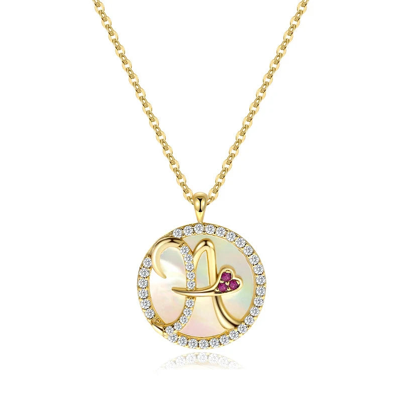 SGARIT Wholesale S925 Zircon Letter 'a' Necklace for Women Trendy Long Chain Jewelry OEM ODM for Weddings Parties and Gifts