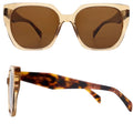 MLM High Quality Women Eyewear Fashion UV400 Sun Glasses Custom Logo Square Polarized Acetate Sunglasses