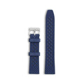 Adjustable Folding with Quick Release FKM Rubber Watch Band 20MM Navy for Men's Rubber Strap Watch Fkm Rubber Watch Strap
