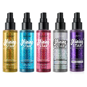 Wholesale Face Body Glow Shimmer Highlighter Powder Spray Perfume Makeup Glitter Spray