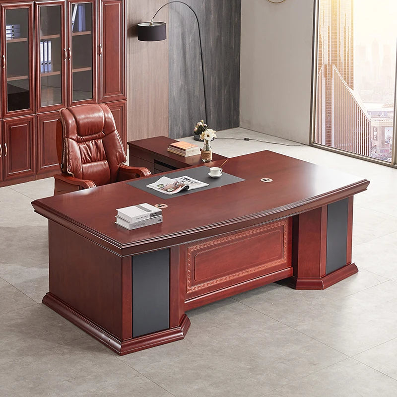 Furniture Modern Office Furniture Set Luxury Boss Office Tables Boss Table Executive Office Desk White