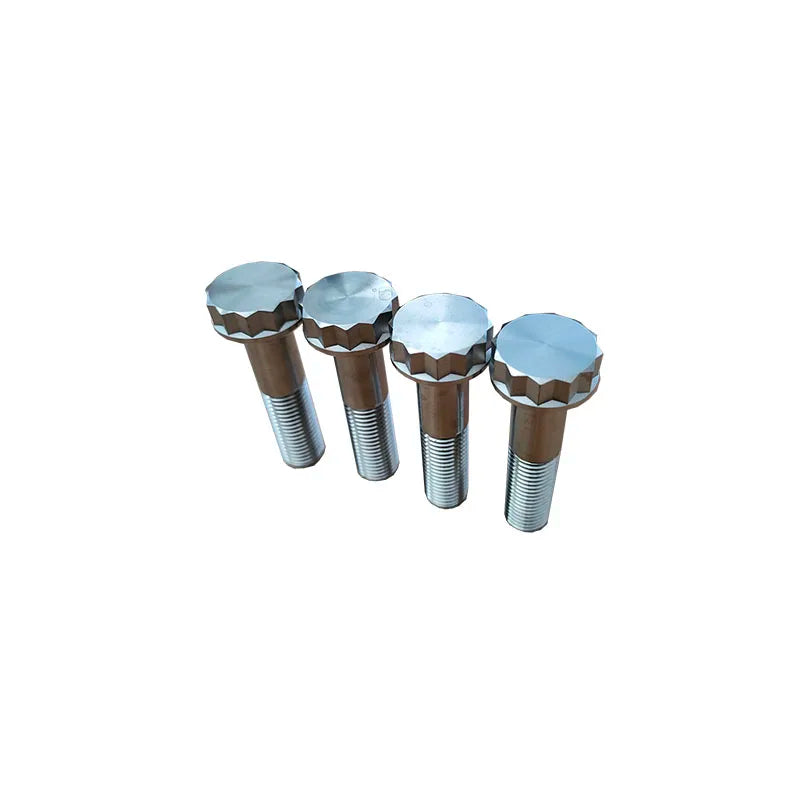 Factory Price of M12X50 Titanium Stud Bolt 12pt Titanium Flange Head Bolt Titanium Automotive Bolt