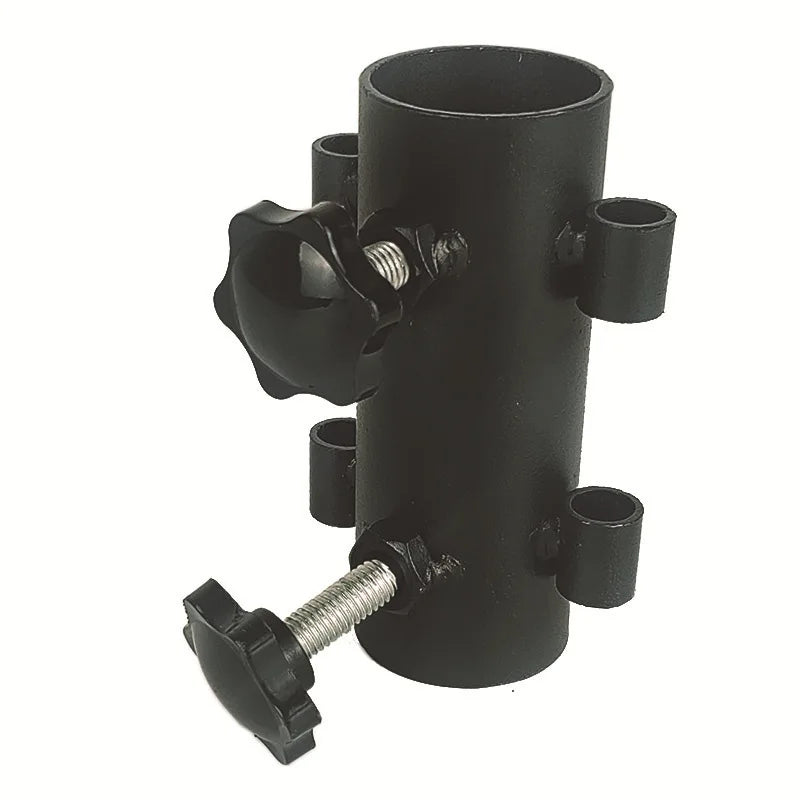 TA2073B Steel Material Tent Accessories Fixed Brackets with 2 Nuts for Camping Hiking