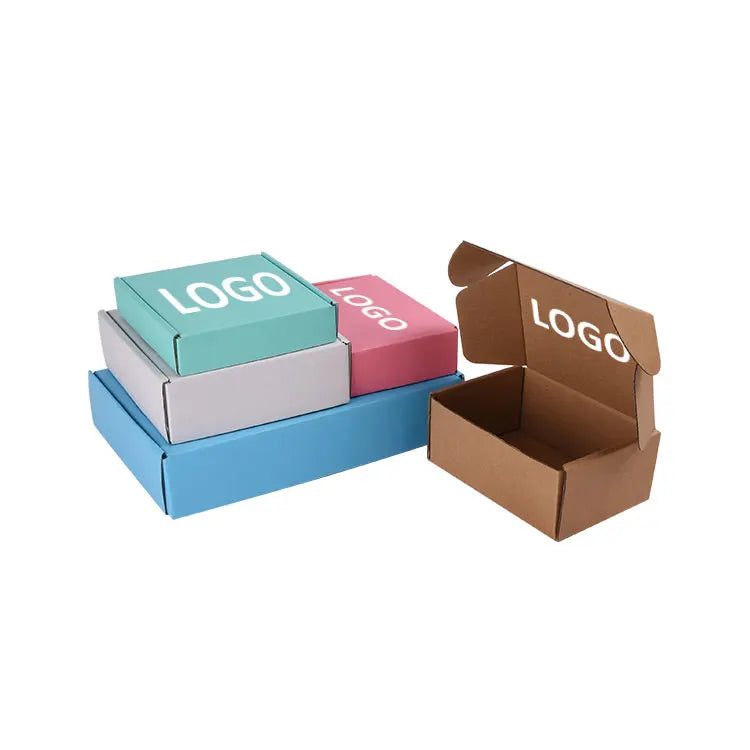 Free Samples Custom Logo Foldable Shipping Boxes Waterproof Cardboard Mailer Boxes for Hats Shoes Cosmetics Gift Packaging