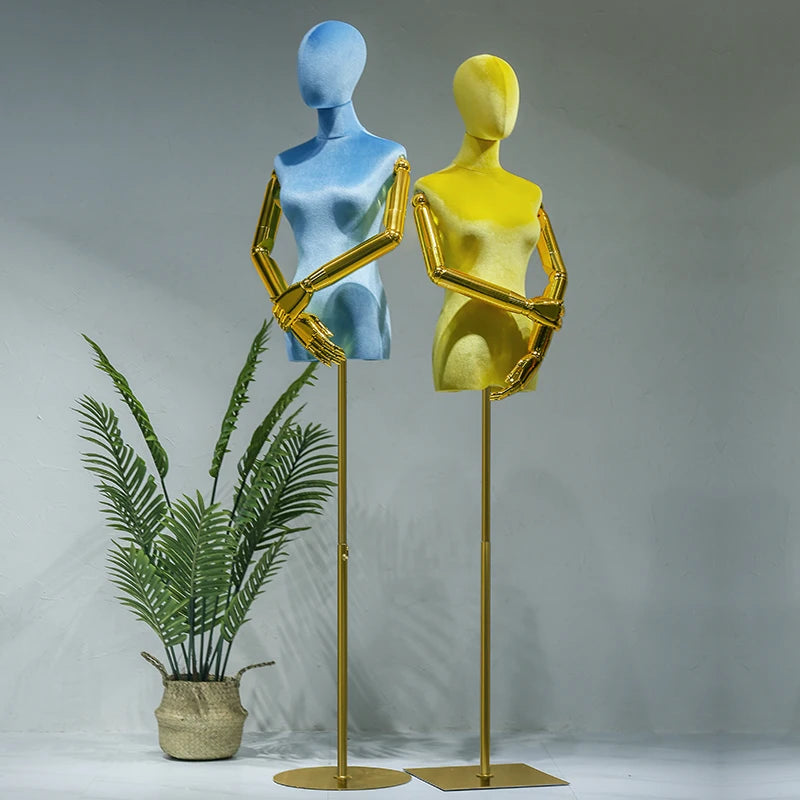 Female Half Body Mannequin for Clothes Display Mannequin
