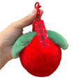 2024 Cute Faux Rex Rabbit Hair Pendant pink Peach Plush Pendant Bag Keychain