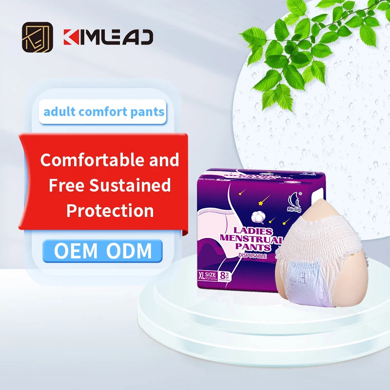 Disposable Women Wearing Sanitary Diapers Girl Menstrual Ladies Pads Pantsultra Thin  Napkin Feminine Period Xxl extra Large