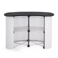 Trade Show Advertising Heavy Duty Floor Standing Aluminum Tube Pop up Stand Portable Reception  Counter Promotion Table Counter