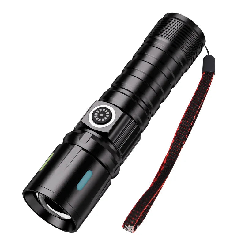 Howlighting Aluminium Alloy Zoom Flashlight Type-c Rechargeable Flashlight Outdoor Strong Light Torch Lights
