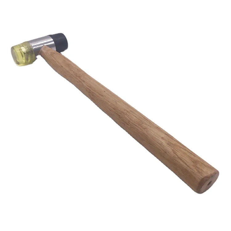 62002-1 #25 4OZ Industrial Grade Machinist Hammer Safety Soft Head Wood Handle Mallet OEM Shockproof Explosion Proof 3-Year