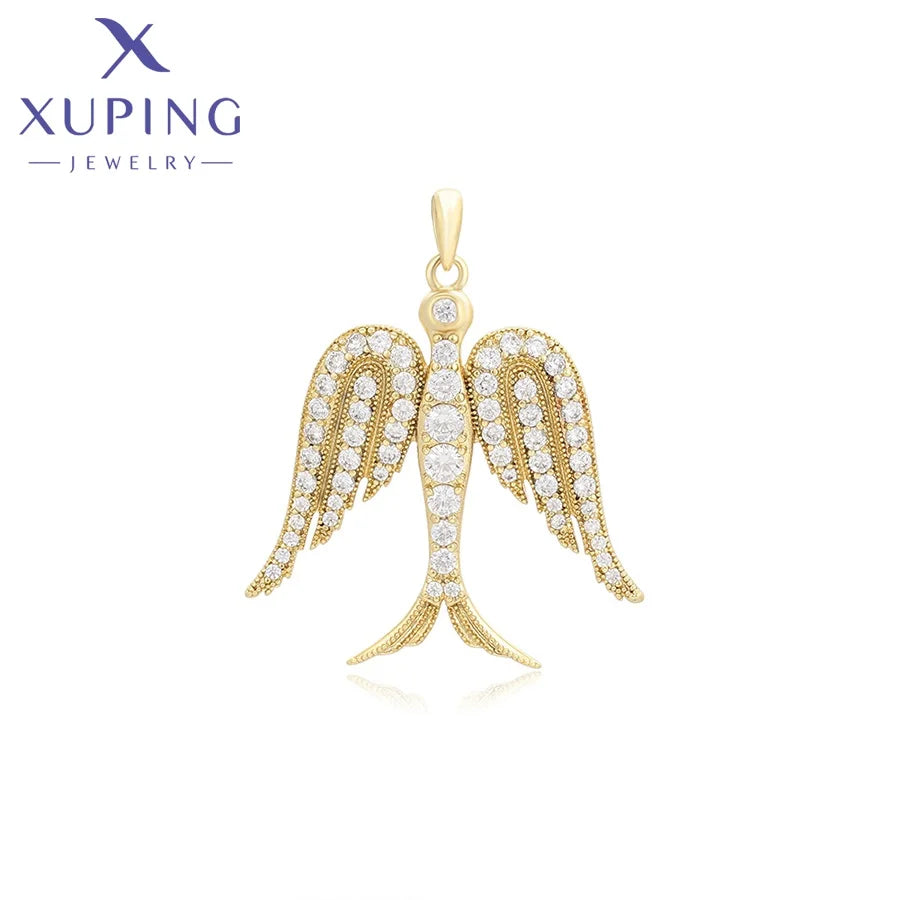 X000789180 Xuping Jewelry 14K Gold Plated Rap Hip Hop Fashion Bird Pendants for Necklace
