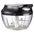 Superfit Modern Korean Kitchen Vegetable Chopper Black PP Hardened 420 Stainless Steel Blade Easy to Clean