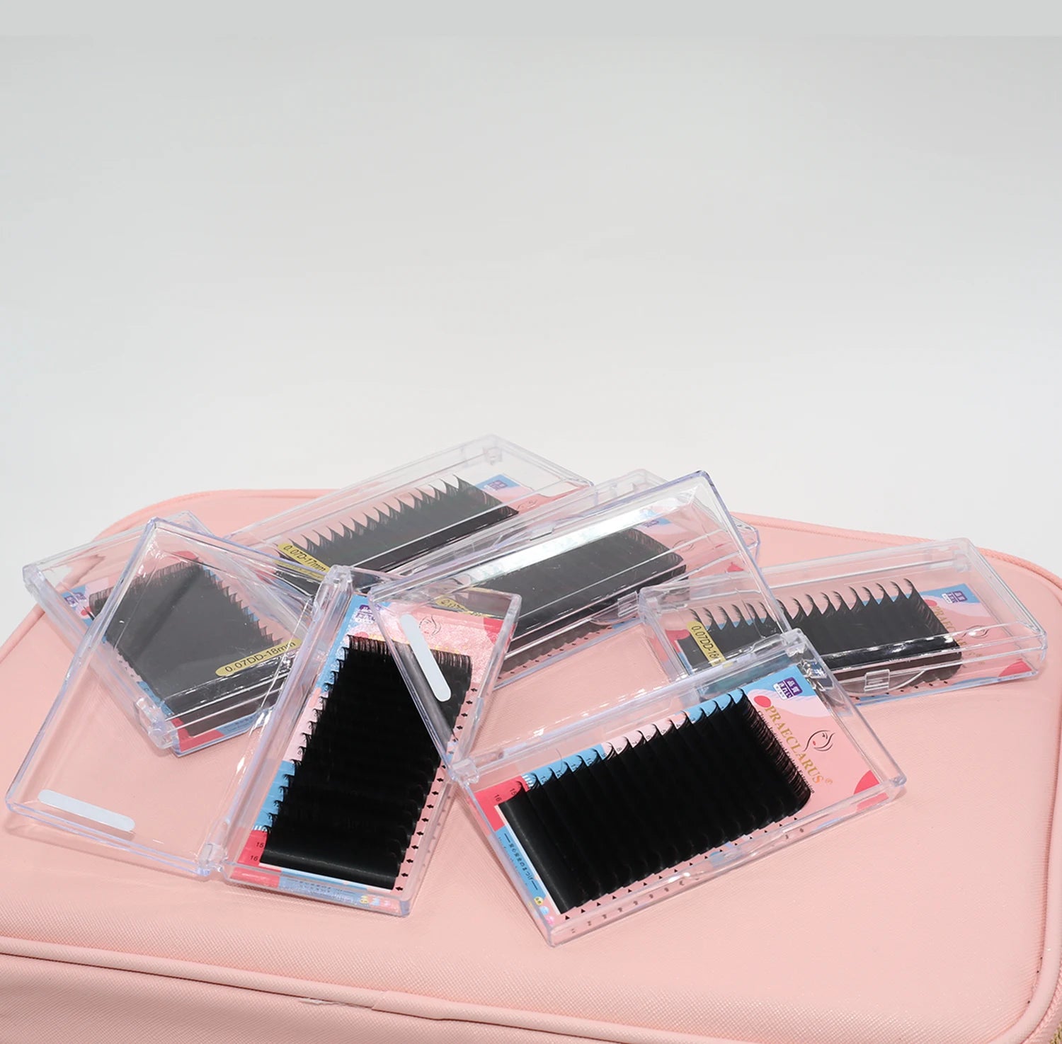 J B C D L Eyelash Extensions Handmade Individual Matte Black Curl Volume Lashes 5pcs Private Label by CC DD