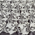Latest Design Water Soluble Lace Fabric French Flower Chemical Lace Fabric for Dress