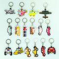 Trending Custom Cartoon Carabiner PVC Keychain for Motorcycle Boys Gift Durable & Eco-Friendly Accessories for Bulk Wholesale