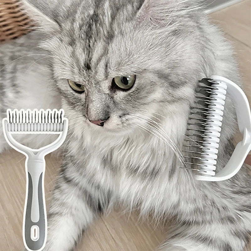 Best Selling TPR Plastic Universal Grooming and Massage Comb Easy to Use Deshedding Brush