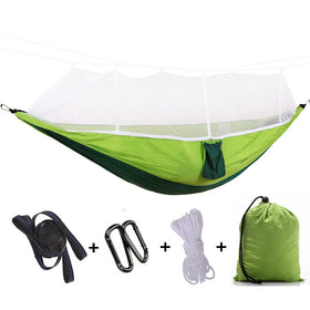 Hot Sale Outdoor Camping Nylon Hanging Hammock Swing Chair with Mosquito Net for 1 or 2 People