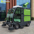 Multi Functional  Driving Type Full Closed Cabin Road Floor Street  Sweeper for Cold Area With Air Conditioning